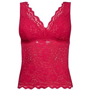 Skiny Damestop met uitneembare pads, rood, 36