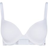 Bralette - Wit - 94% Katoen, 6% Elastaan - Gevoerd Met Versteviging