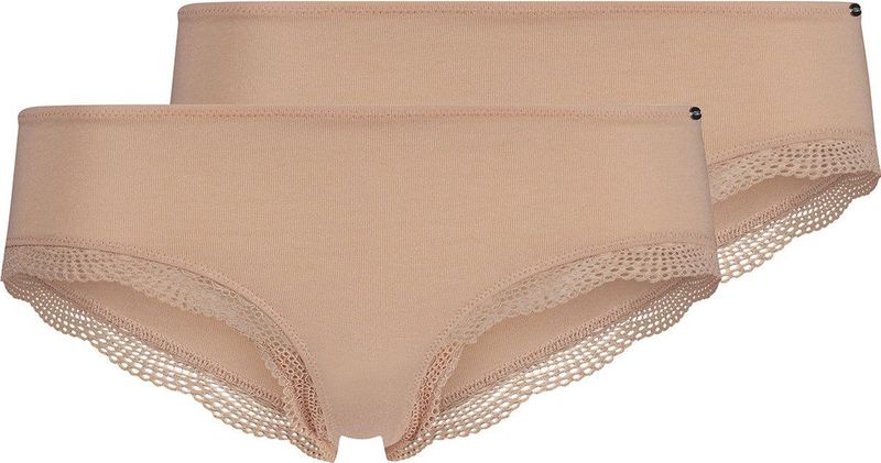 SKINY - Slip - Dubbelpak - Zwart - Katoen met Stretch