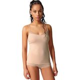 Skiny - Slim Fit Top - Effen - Mix van Katoen en Elastaan - Met Kant