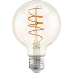 EGLO E14 LED-lamp C35, filament kaars gloeilamp warm wit voor antiek, vintage, retroverlichting, 4 watt (komt overeen met 22 watt), 220 lm, 2200 K