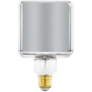 EGLO - LED Lichtbron - Zwart Transparant Glas - Dimbaar - E27 Fitting