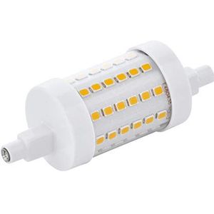 EGLO R7s ledlamp, dimbaar, led-staaflamp met 360°-verlichting, 8 watt (komt overeen met 75 watt), 1055 lumen, warm wit, 2700 kelvin, diameter: 2,9 cm, lengte: 7,8 cm