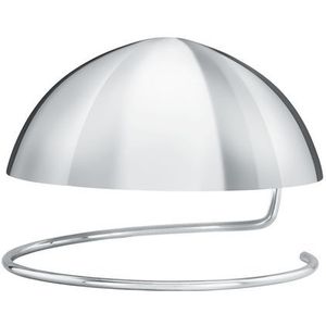 EGLO Decoratieve verblindingsbescherming, accessoires voor G125-lampen, opsteekbare gloeilampen, verblindingsbescherming van staal in chroom, glanzend, Ø 12,6 cm