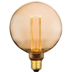 Eglo Ledfilamentlamp G125 Amber Stepdim E27 9w | Lichtbronnen