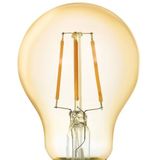 EGLO connect.z Smart Home LED lamp E27, A60, ZigBee, app en spraakbesturing, dimbaar, warm wit, 500 Lumen, 5,5 W, vintage gloeilamp amber