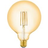 EGLO - connect.z - Smart Home LED Lamp - Amber - E27 - G125 - Dimbaar - 650 Lumen - Vintage Gloeilamp
