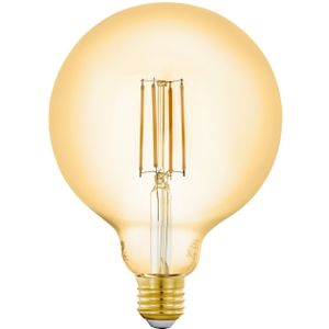 EGLO - connect.z - Smart Home LED Lamp - Amber - E27 - G125 - Dimbaar - 650 Lumen - Vintage Gloeilamp
