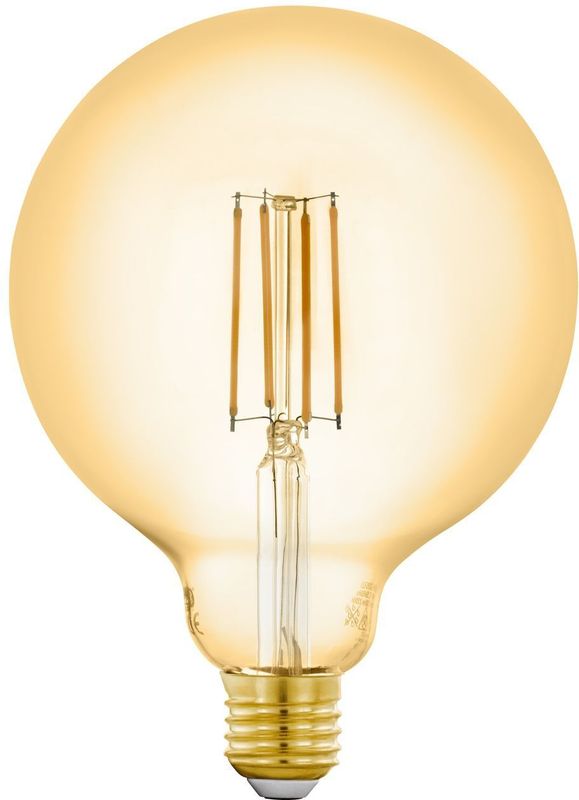 EGLO - connect.z - Smart Home LED Lamp - Amber - E27 - G125 - Dimbaar - 650 Lumen - Vintage Gloeilamp