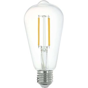 Eglo Smart LED lamp E27 | Edison ST64 | Filament | Helder | Zigbee | 4000K | 6W (60W)