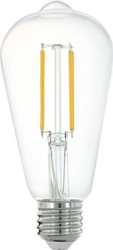 Eglo - Smart LED Lamp - E27 - Edison ST64 - Helder - Filament - Zigbee - 4000K - 6W