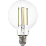 EGLO connect.z Smart Home LED lamp E27, G80, ZigBee, app en spraakbesturing, dimbaar, lichtkleur instelbaar, 700 Lumen, 6 W, vintage gloeilamp helder
