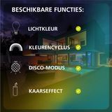 EGLO connect.z smart LED Lamp - E27 - Ø 6 cm - Instelbaar wit licht - Dimbaar - Zigbee