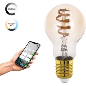 EGLO connect.z smart LED Lamp - E27 - Ø 6 cm - Instelbaar wit licht - Dimbaar - Zigbee