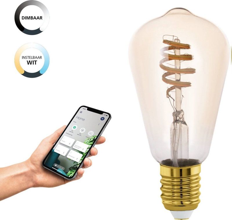 EGLO connect.z - Smart LED Lamp - E27 - Dimbaar - Zigbee - Wit Licht
