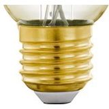 EGLO connect.z Smart Home LED lamp E27, G95, ZigBee, app en spraakbesturing, dimbaar, lichtkleur instelbaar, 360 Lumen, 5 W, vintage gloeilamp amber