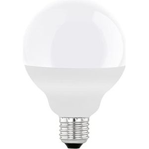 EGLO Ledlamp E27, wereldbol, 11,8 watt (komt overeen met 75 watt gloeilamp), 1055 lumen, neutraal wit, 4000 Kelvin, G95, Ø 9,5 cm