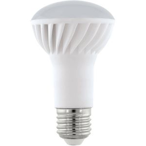 EGLO LED lamp E27, reflector gloeilamp, 6,5 Watt (41w equivalent), 500 Lumen, lichtbron warm wit, 3000 Kelvin, R63, Ø 6,3 cm