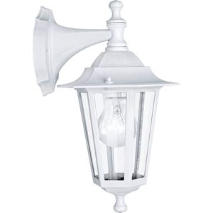 EGLO Laterna 4 Wandlamp Buiten - E27 - 35 cm - Wit