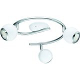 EGLO Bimeda - Spot - 3 Lichts - Wit - Chroom - Ø290mm