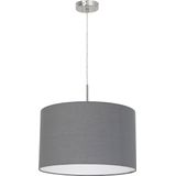 EGLO Pasteri Hanglamp 1 Lichts Ø380mm. Nikkel Mat Grijs