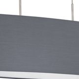 EGLO - Pasteri - Hanglamp - Grijs - Staal en Textiel