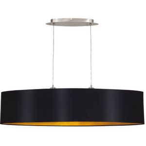EGLO Sjieke Textiel Hanglamp Leci - Goud-zwart
