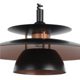 EGLO - Brenda - Hanglamp - Zwart-Koper - Kunststof-Staal
