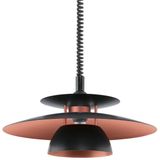 EGLO - Brenda - Hanglamp - Zwart-Koper - Kunststof-Staal