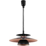 EGLO - Brenda - Hanglamp - Zwart-Koper - Kunststof-Staal