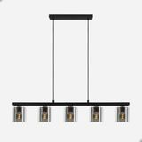 EGLO - Cadley - Hanglamp - Rookglas - Zwart - E27 - 121 cm