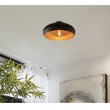 Mogano Plafondlamp d:40cm zwart/goud Modern Eglo