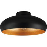 Mogano Plafondlamp d:40cm zwart/goud Modern Eglo