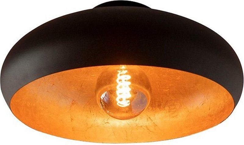 Mogano Plafondlamp d:40cm zwart/goud Modern Eglo
