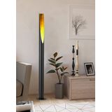 Eglo - Prebone - Vloerlamp - Zwart - Staal - Goudkleurige Afwerking