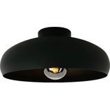 EGLO - Mogano - Plafondlamp - Zwart - Staal - E27 Fitting