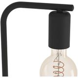 EGLO - Cranley - Vloerlamp - Zwart - Staal - 148,5 cm