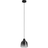 EGLO Sedbergh Hanglamp - E27 - Ø 20 cm - Zwart - Glas