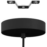 EGLO Hanglamp Kilnsdale, Ø 11 cm, zwart/bruin, staal