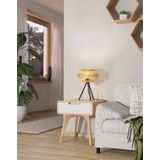 EGLO Tischleuchte 43865 Holz natur, für E27, max. 40 W