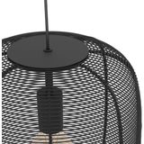 EGLO - Rinroe - Hanglamp - Zwart - Staal - Hoogte Aanpasbaar