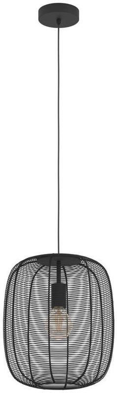 EGLO - Rinroe - Hanglamp - Zwart - Staal - Hoogte Aanpasbaar
