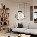 EGLO - Waverton - Hanglamp - Zwart/Wit - Ø 40 cm - E27