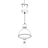 EGLO - Truro 1 - Hanglamp - Zwart/Koper - E27 - Ø 21 cm