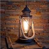 EGLO - Bradford - Tafellamp - Zwart - Staal en Glas - H 33 x Ø 14 cm