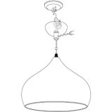 EGLO - Hapton - Hanglamp - Koperkleur - Staal - Hoogte instelbaar