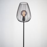 EGLO - Newtown - Vloerlamp - Staal - Dimbaar - Voetschakelaar