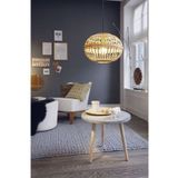 EGLO Amsfield Hanglamp - Bruin - Hout, Bamboe - Ø 38 cm