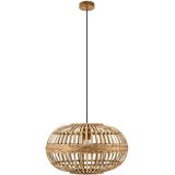 EGLO Amsfield Hanglamp - Bruin - Hout, Bamboe - Ø 38 cm