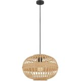 EGLO Amsfield Hanglamp - Bruin - Hout, Bamboe - Ø 38 cm